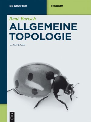 cover image of Allgemeine Topologie